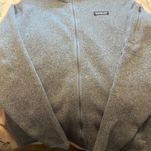 Patagonia Women’s  Zip-Up Sweater in Heather Gray